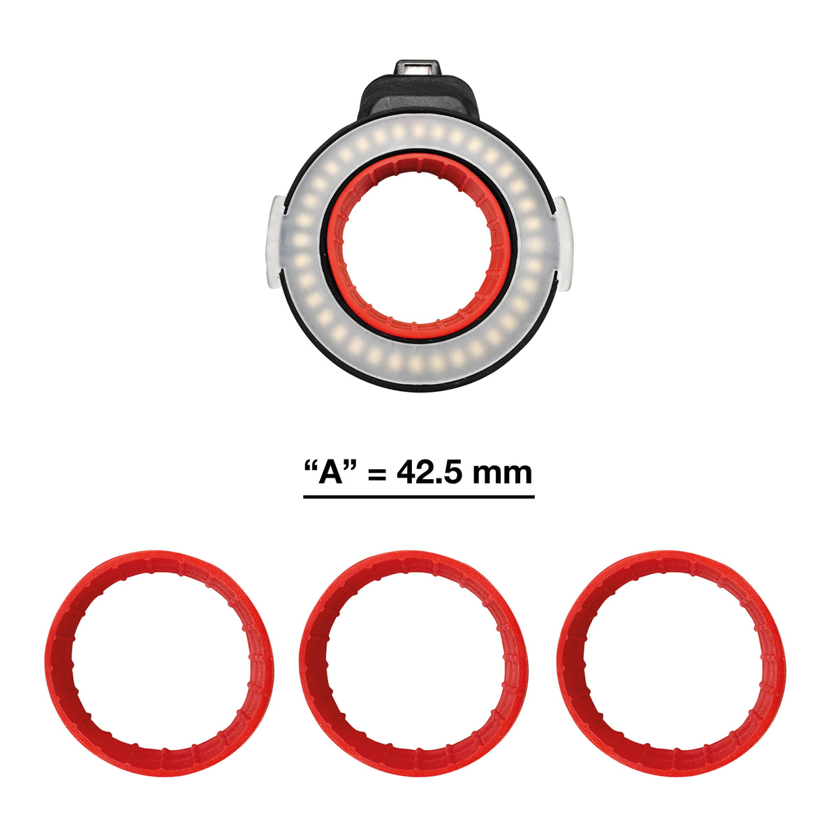 RUBBER ADAPTERS - A (3 PIECE KIT)